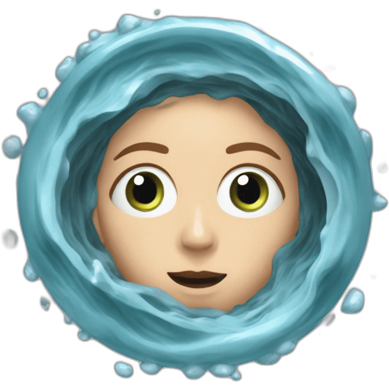 Adele trapped in a whirlpool in the Mariana trench emoji