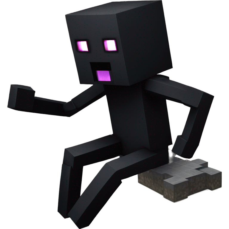 Minecraft enderman emoji