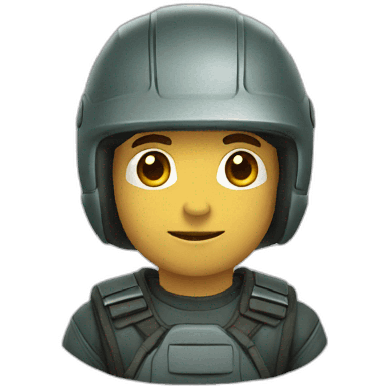 Urso de capacete  emoji