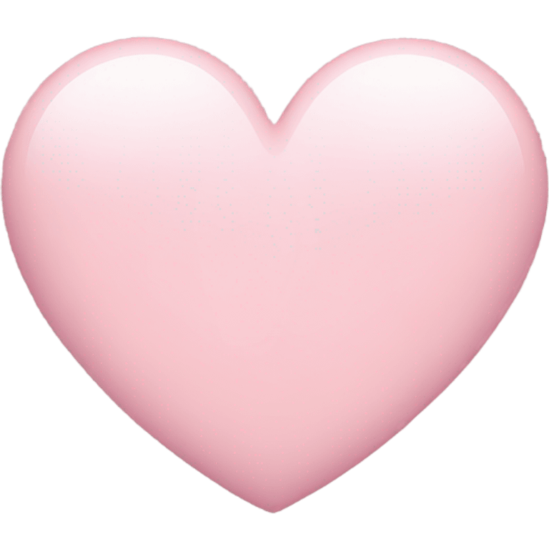 light pink heart emoji