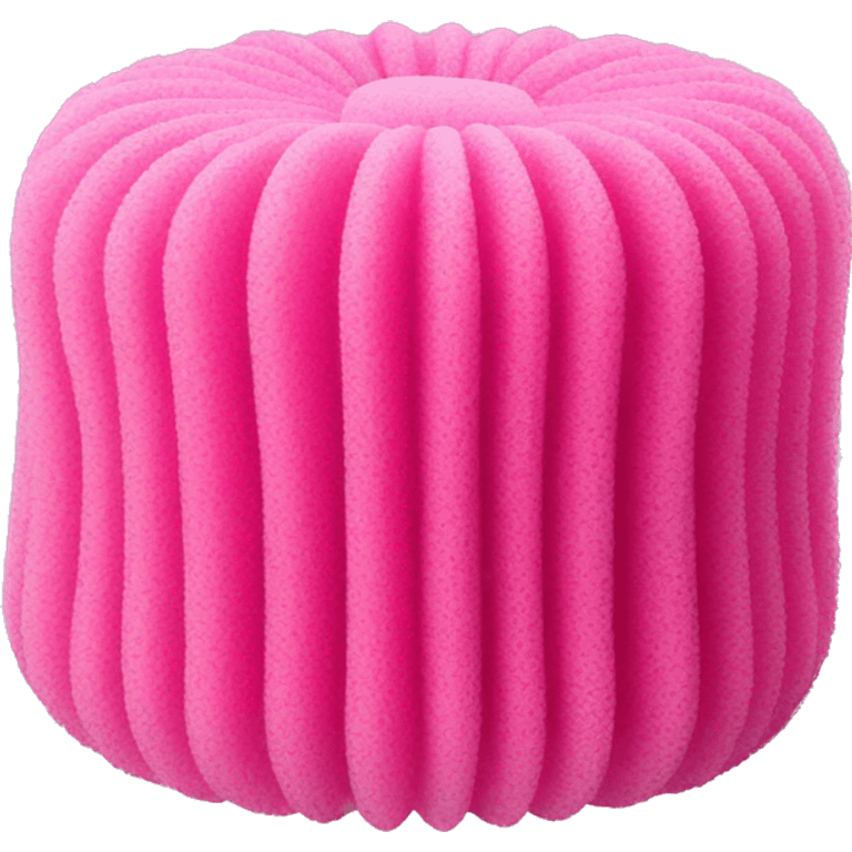 pink bath sponge loofah emoji