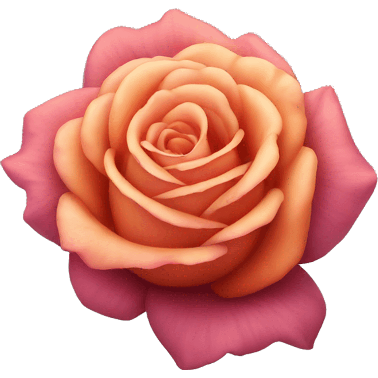 Sunset rose emoji