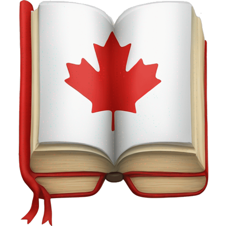 book with canada flag emoji