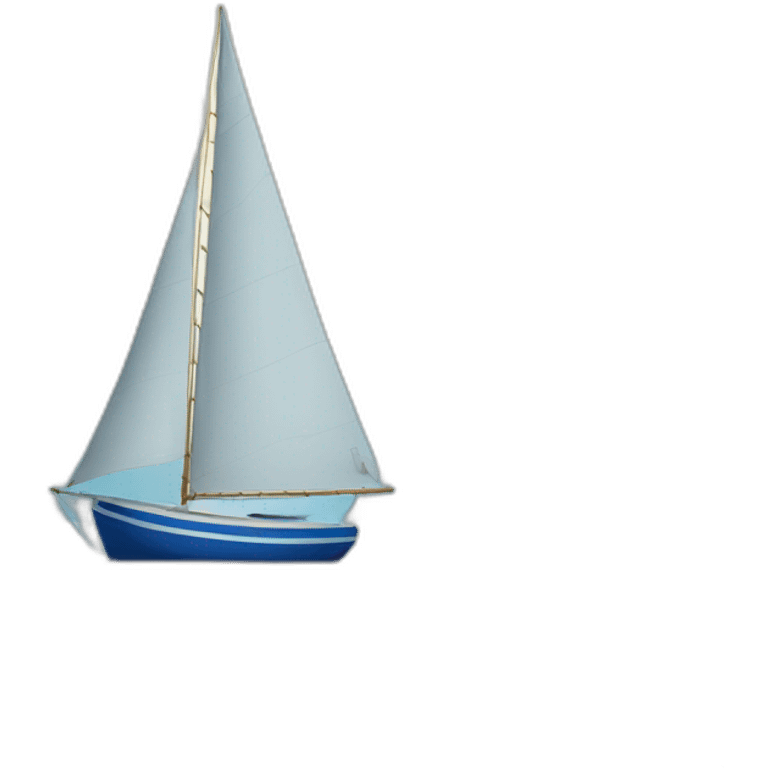 blue sailboat on open sea emoji