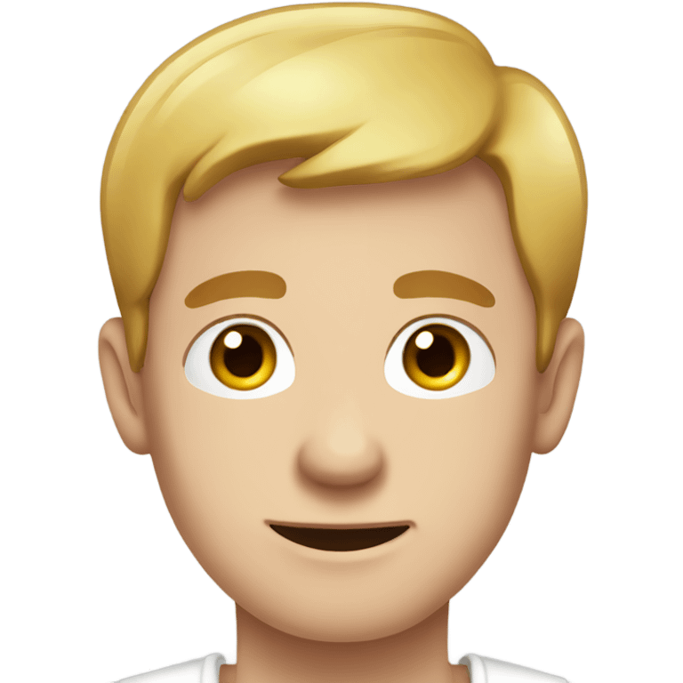 portrait english man, upper body, from chest, cartoon emoji