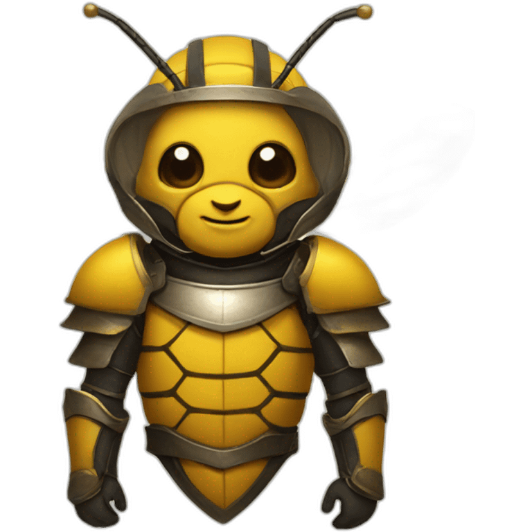 Bee in armor emoji