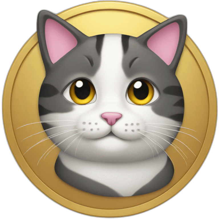 cute cat coin emoji