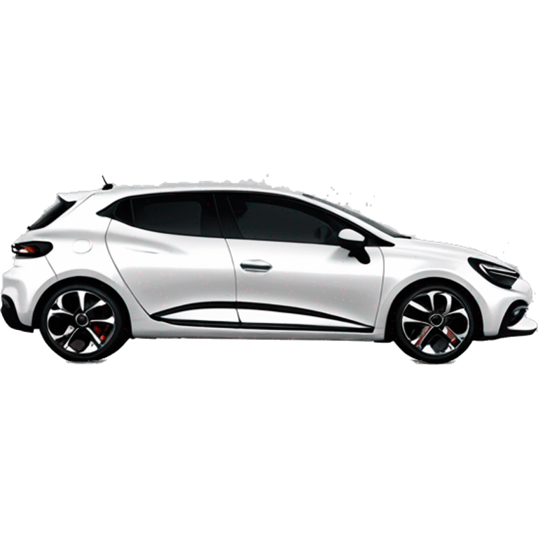 Clio esprit  Alpine noire 2024 jantes noires  emoji