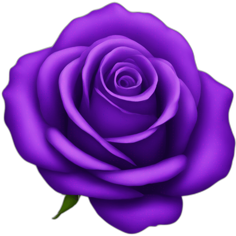 Purple rose emoji