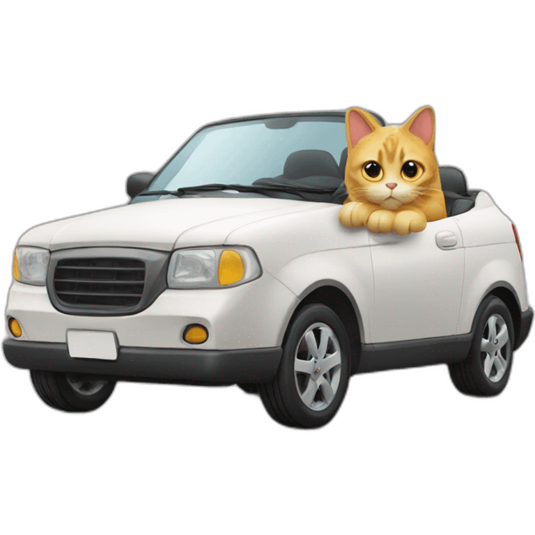 Cat car emoji