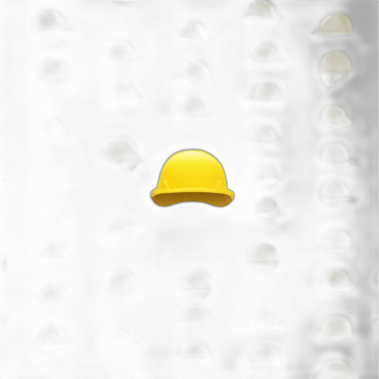 Yellow engineering helmet emoji