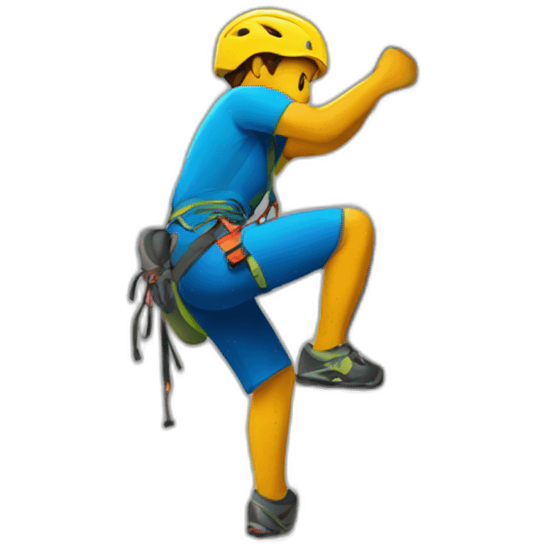 Climbing sport emoji