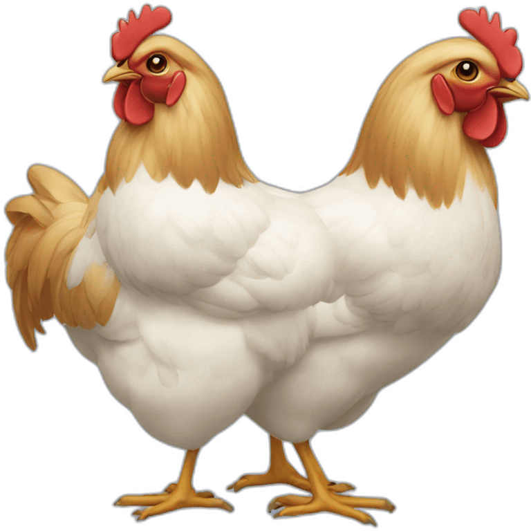 3 amis poules emoji