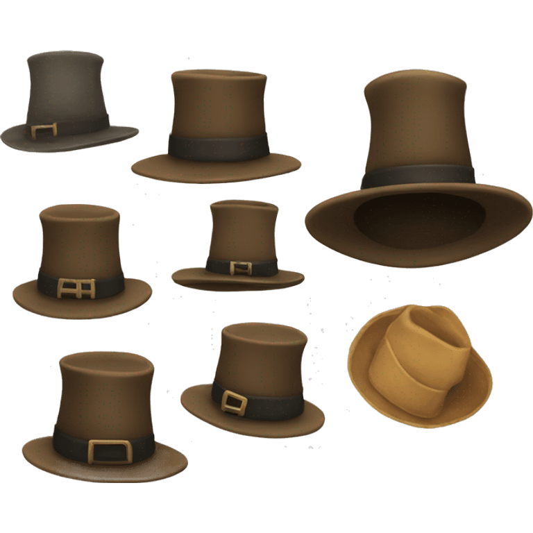 pilgrim hat emoji