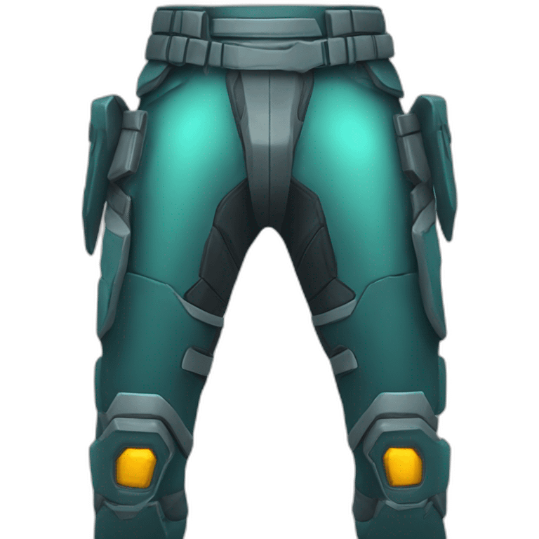 futuristic Galactic Vanguard armored Pants emoji