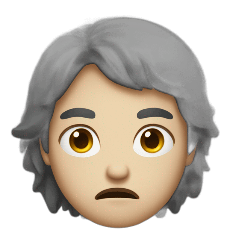 A angry and lovely person emoji