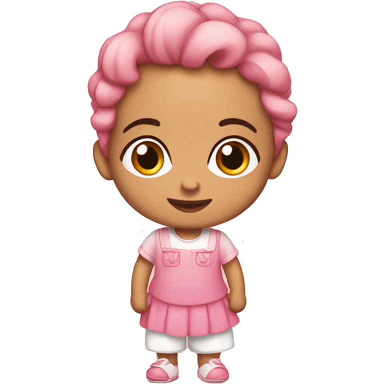 Coração rosa bebe emoji