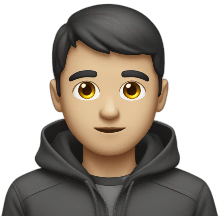 hacker look boy emoji