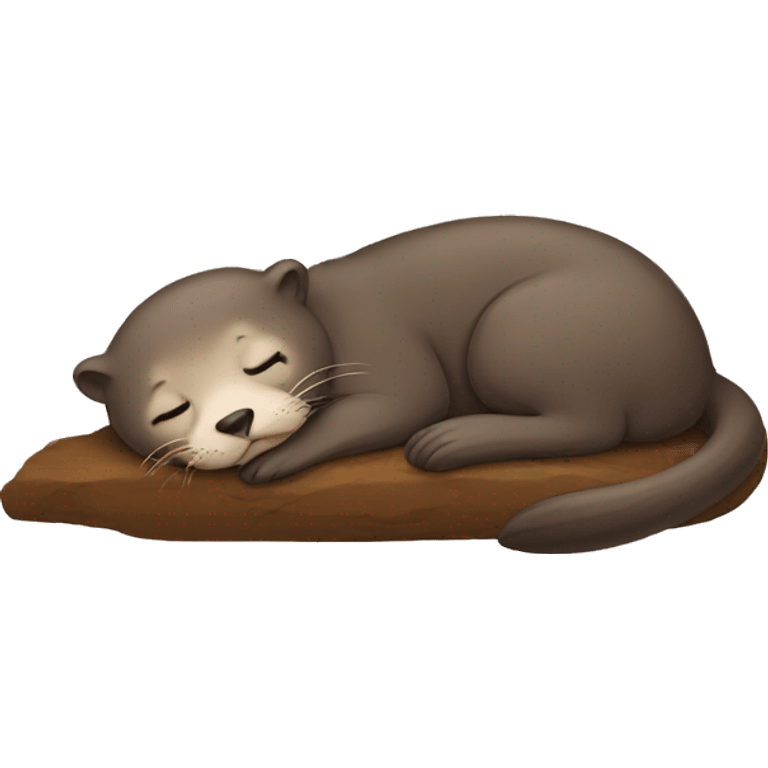 Sleep otter emoji