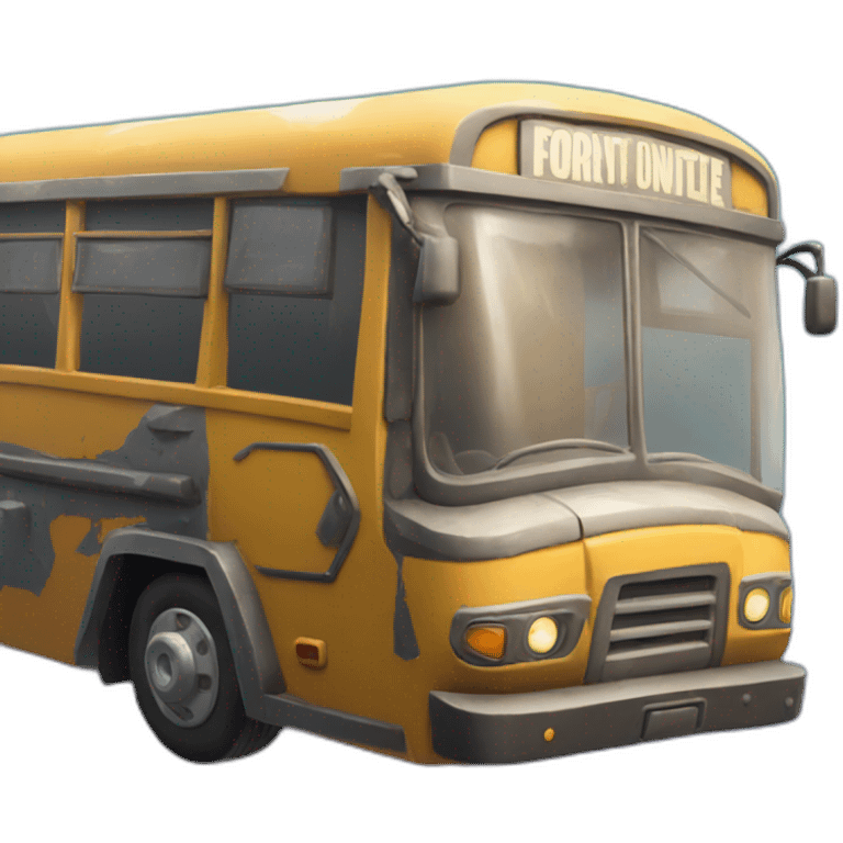 Fortnite bus emoji