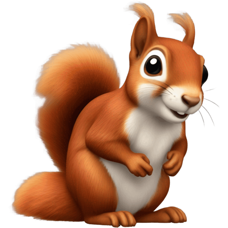 A common red Squirrel  emoji