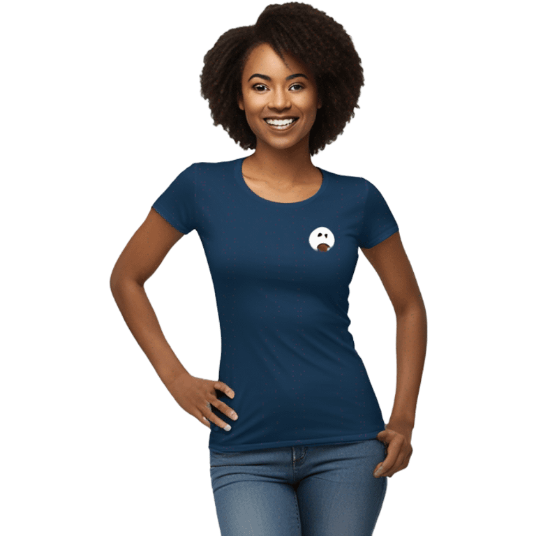 Woman t-shirt  emoji