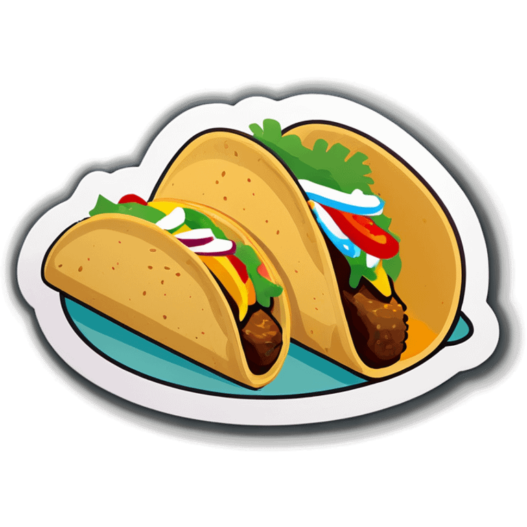 Tacos from a Mexican restaurant  emoji