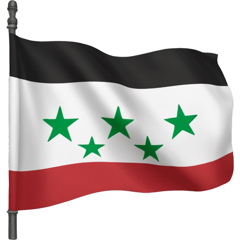 Syria freedom flag emoji