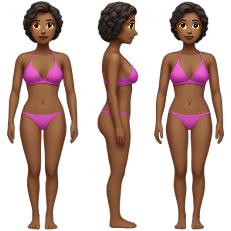 Women bikini emoji