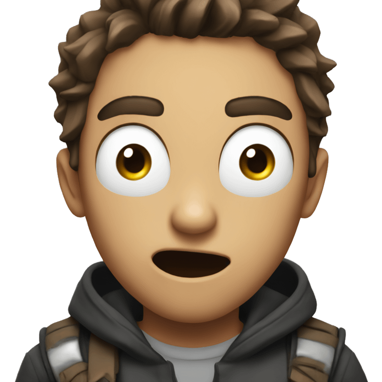 Shock face omniheroes emoji