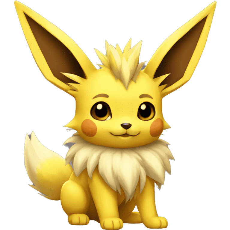 Eevee-Jolteon full body emoji