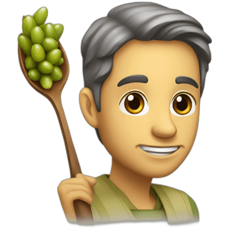 una cucharada de aceite de oliva emoji