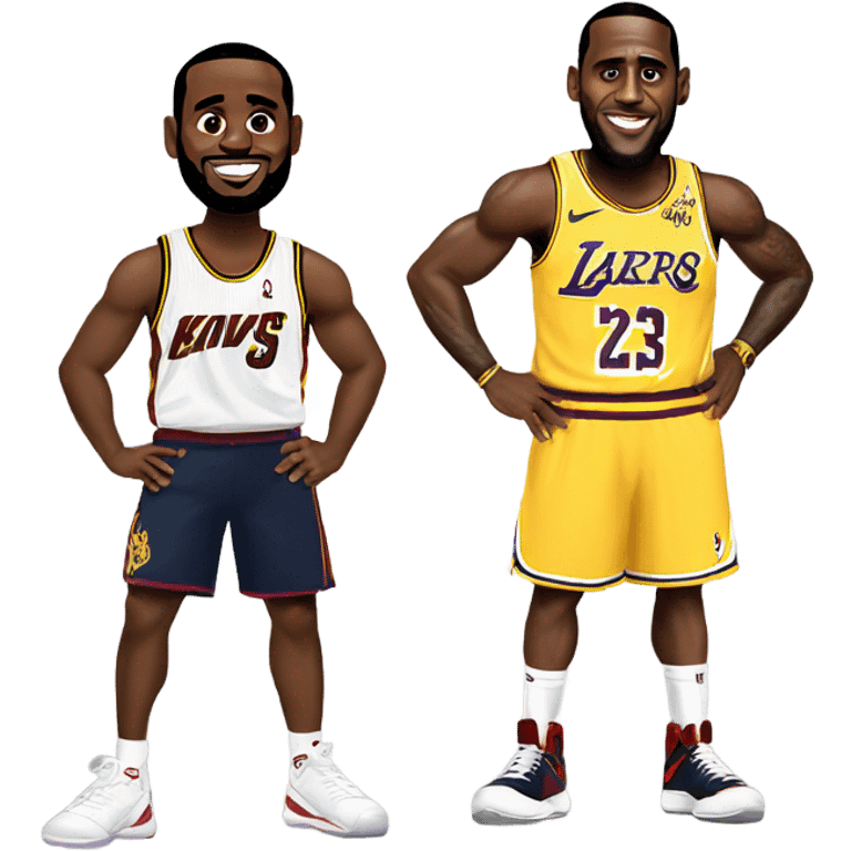 LeBron with diddy emoji