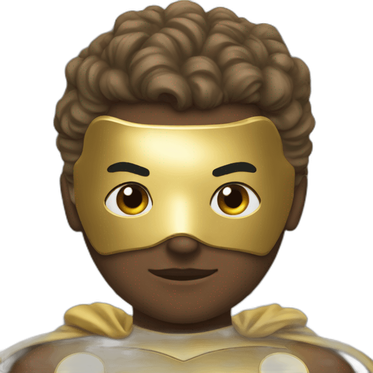 gold super hero emoji