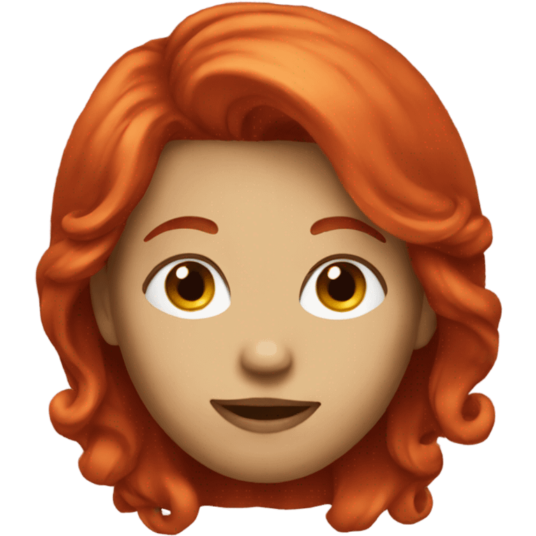 Red hair emoji