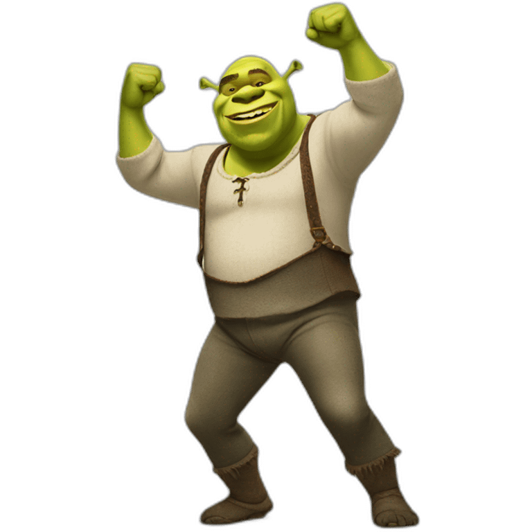 Shrek qui danse emoji