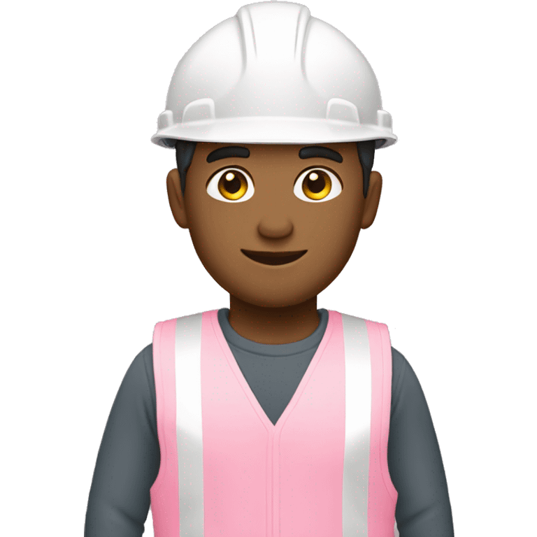 Light pink construction  emoji