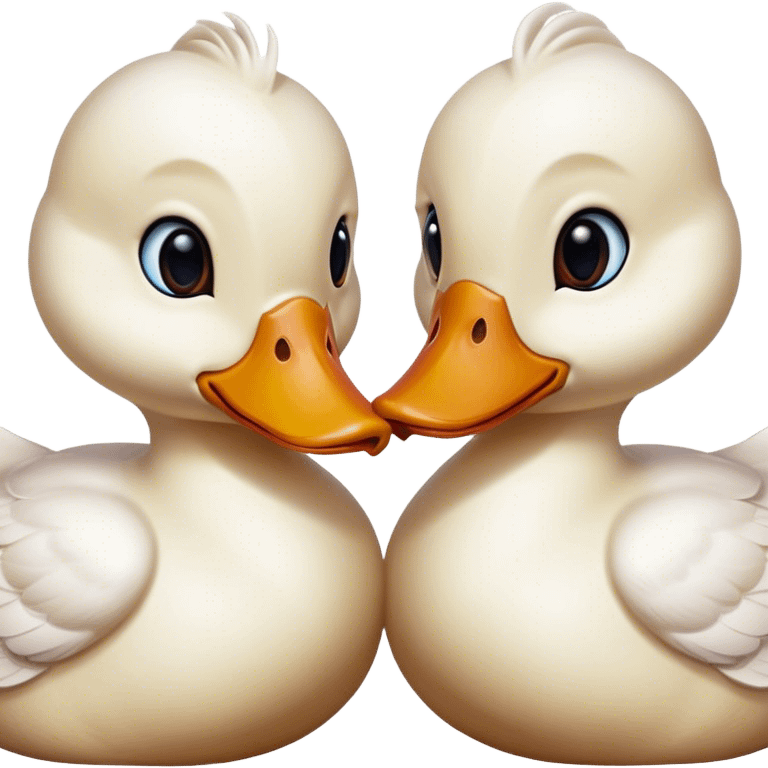 2 patitos enamorados  emoji