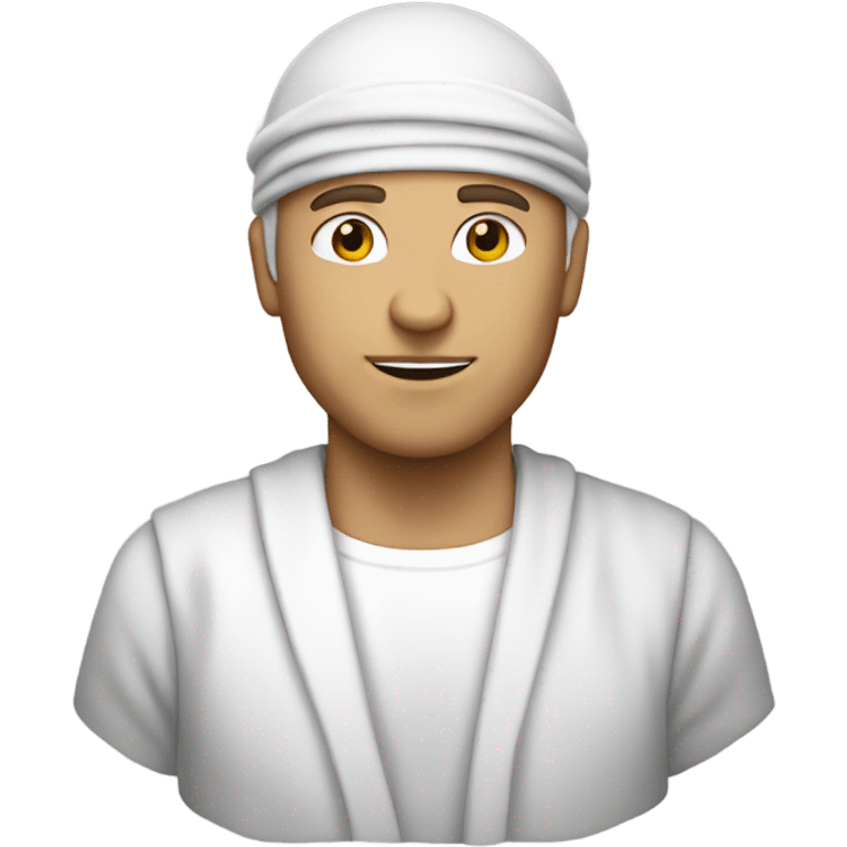 A white Texas conservative man with a durag  emoji