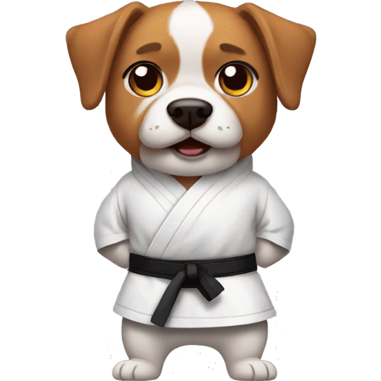 Karate dog emoji