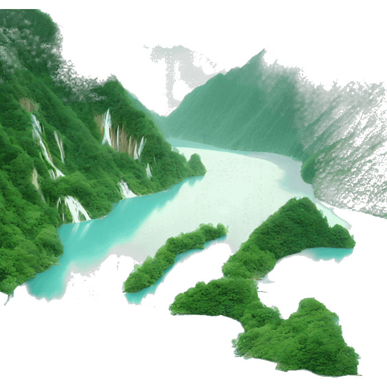 Jiuzhaigou lake emoji