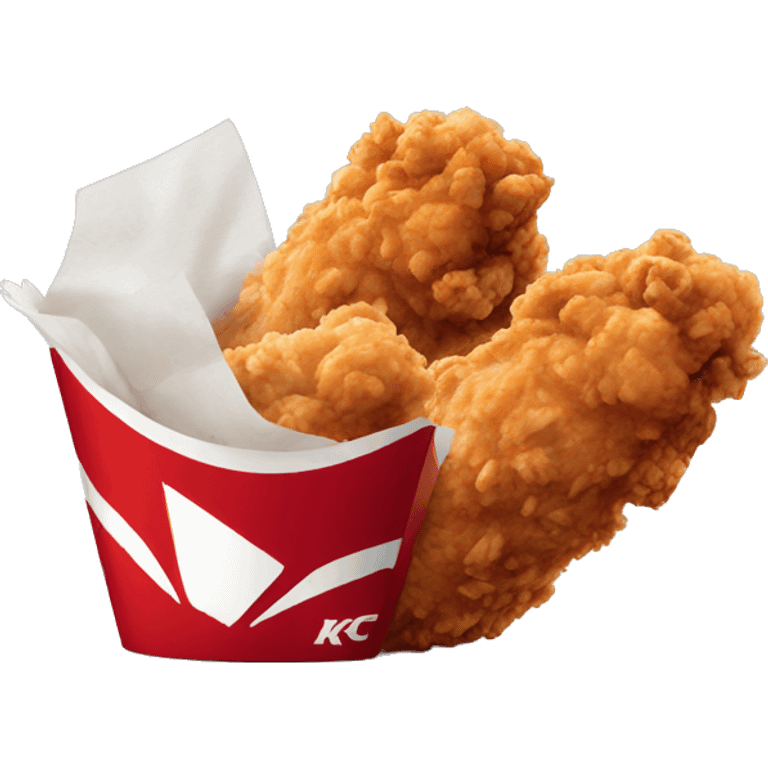 Kfc logo without kfc letter emoji