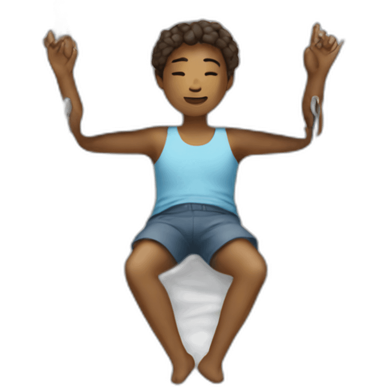 person-on-bed-chains emoji