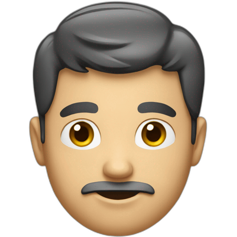 Chat sur un homme emoji