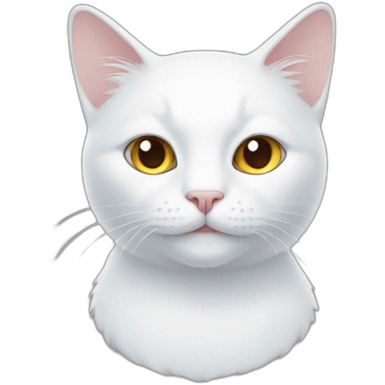 white cat emoji