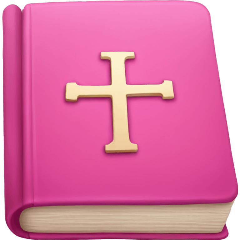 Pink Bible  emoji