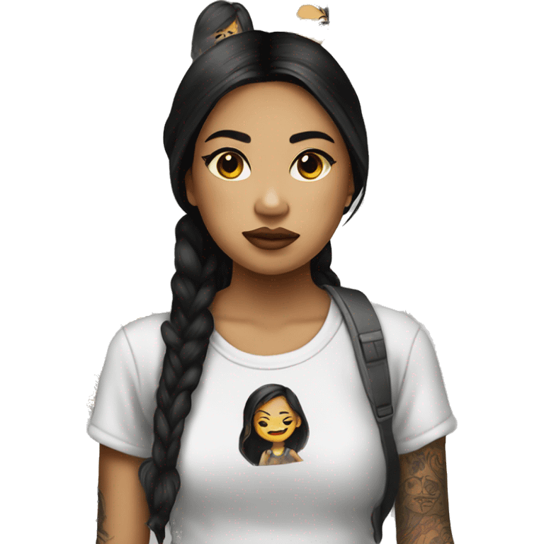 Filipino girl tattoo artist emoji