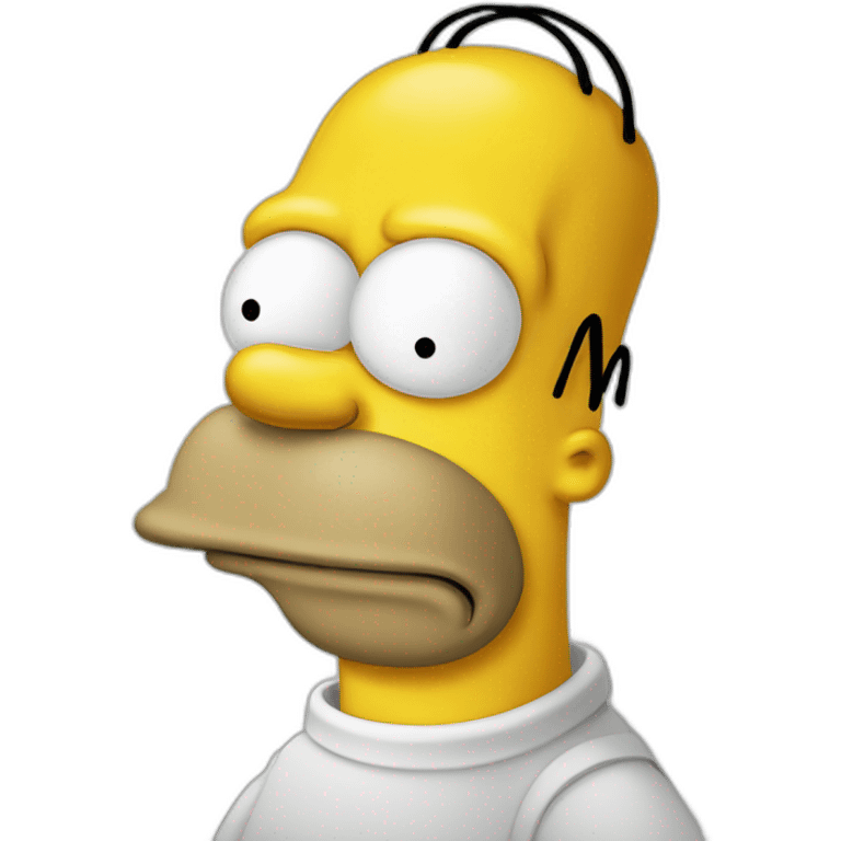 homer simpson face emoji