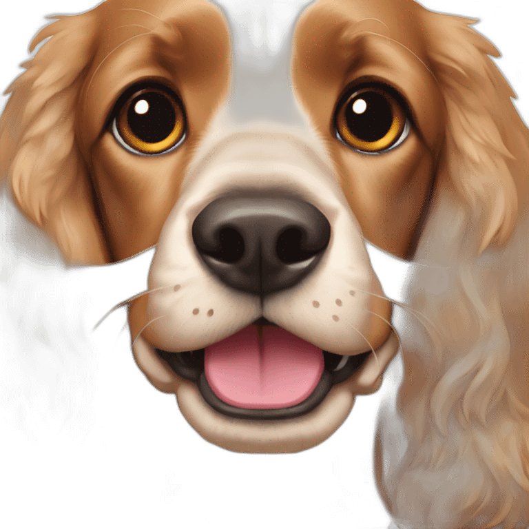 Cocker spaniel canela emoji