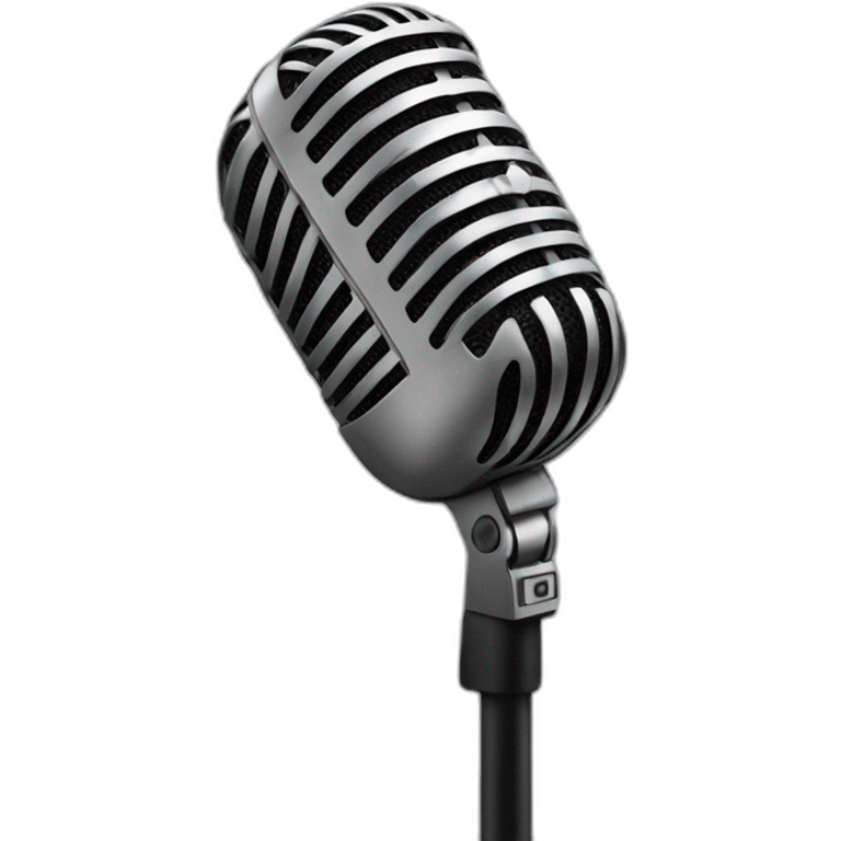 Microphone emoji